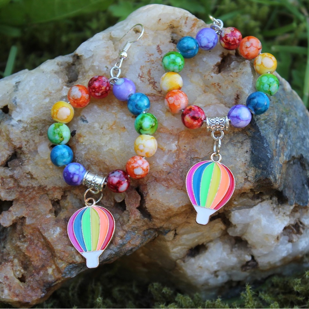 🥳SALE🥳🏳️‍🌈🌈 Gay Pride hoop dangle earrings